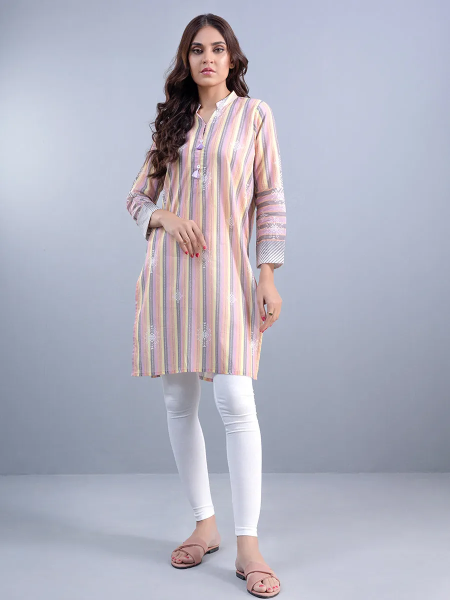 1pc - Printed Lawn Shirt