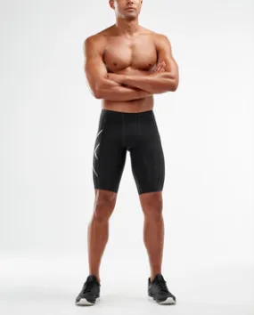 2XU Men's COMPRESSION SHORTS-MA3851B (BLK/SIL)