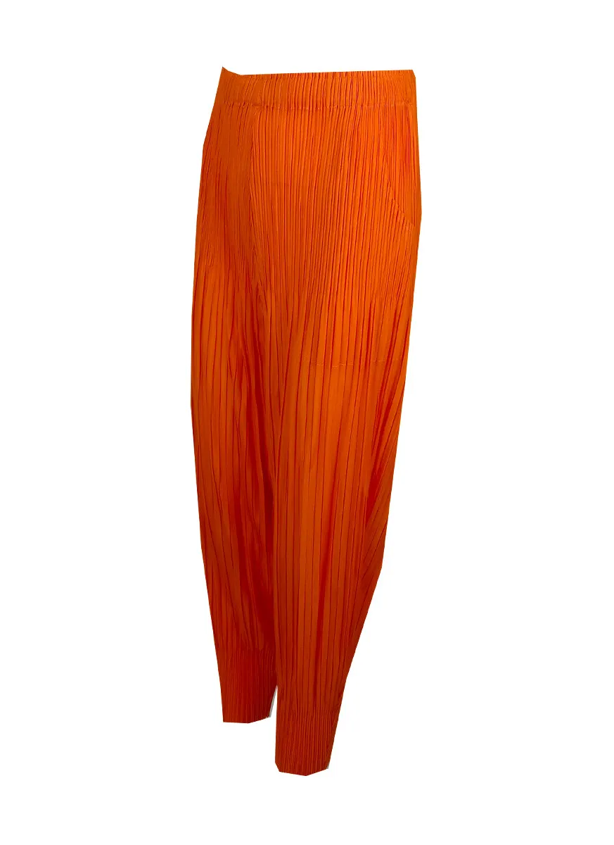 3190069 Pleats Jogger Pants *Orange