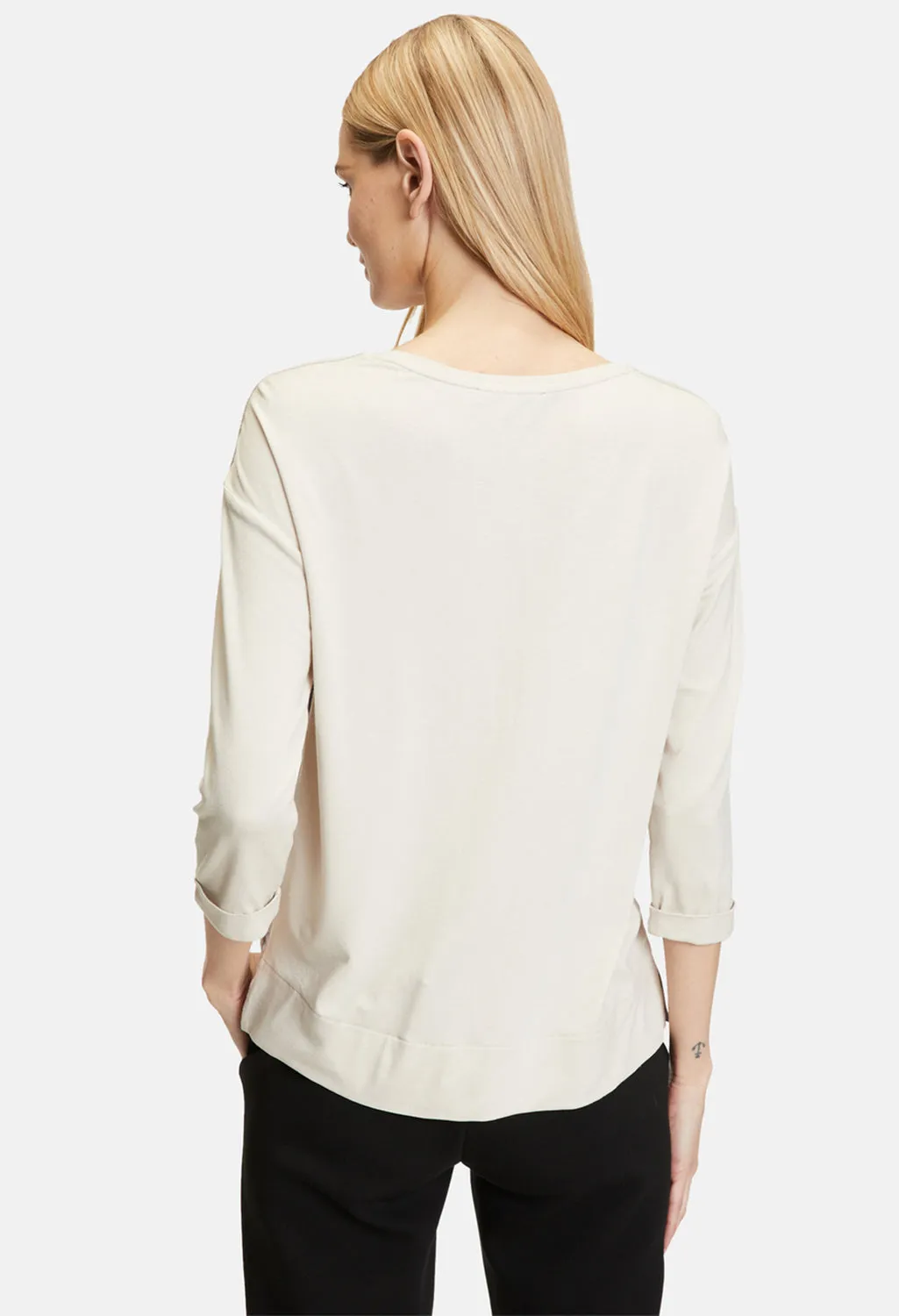 3/4 Sleeve Imprinted Top