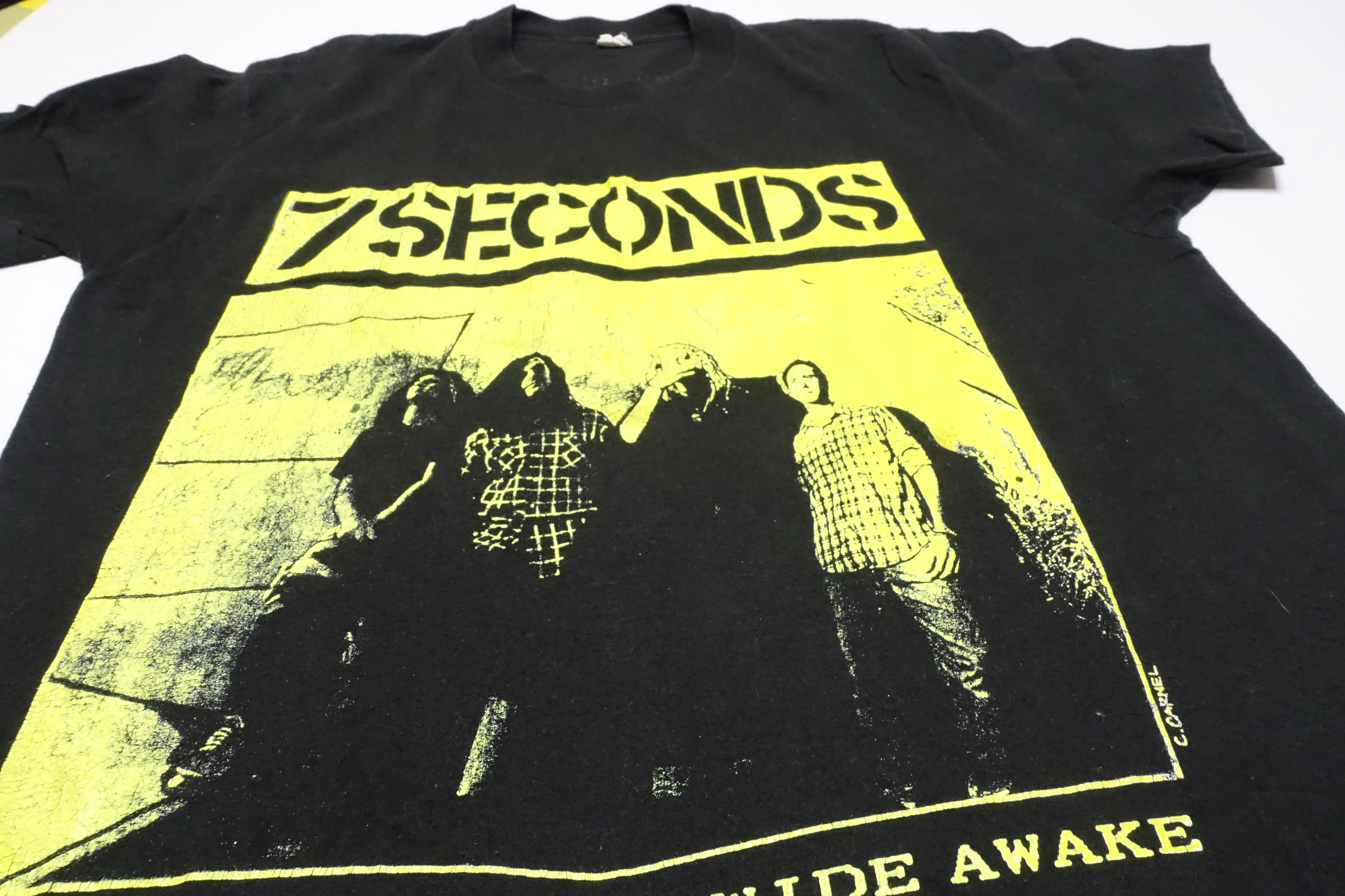 7 Seconds – Still Dreaming Wide Awake Soulforce 1989-90 US Tour Shirt Size Large