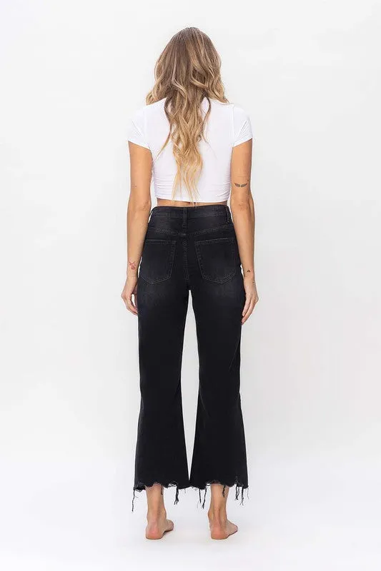 90S VINTAGE CROP FLARE JEAN