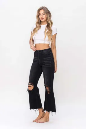 90S VINTAGE CROP FLARE JEAN