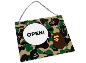 A Bathing Ape ABC Camo Open / Closed Signboard xld