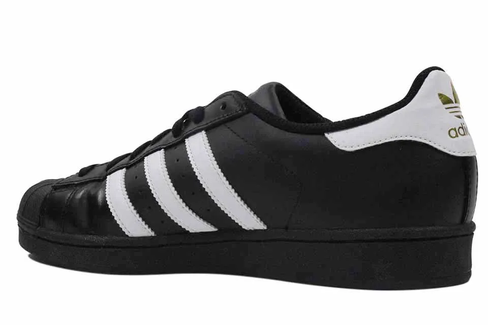 ADIDAS SUPERSTAR "Core Black/Cloud White/Gold Metallic"