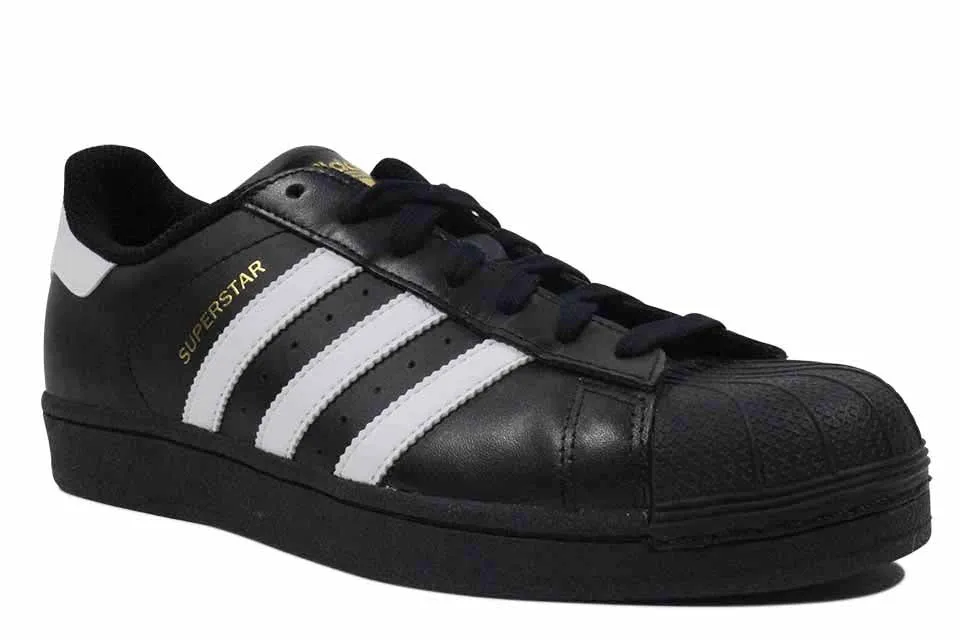 ADIDAS SUPERSTAR "Core Black/Cloud White/Gold Metallic"