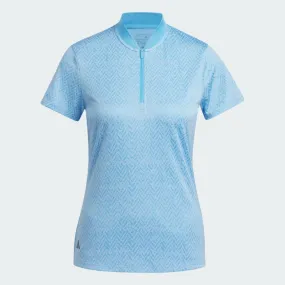 Adidas Women's Ultimate365 Jacquard Polo Shirt