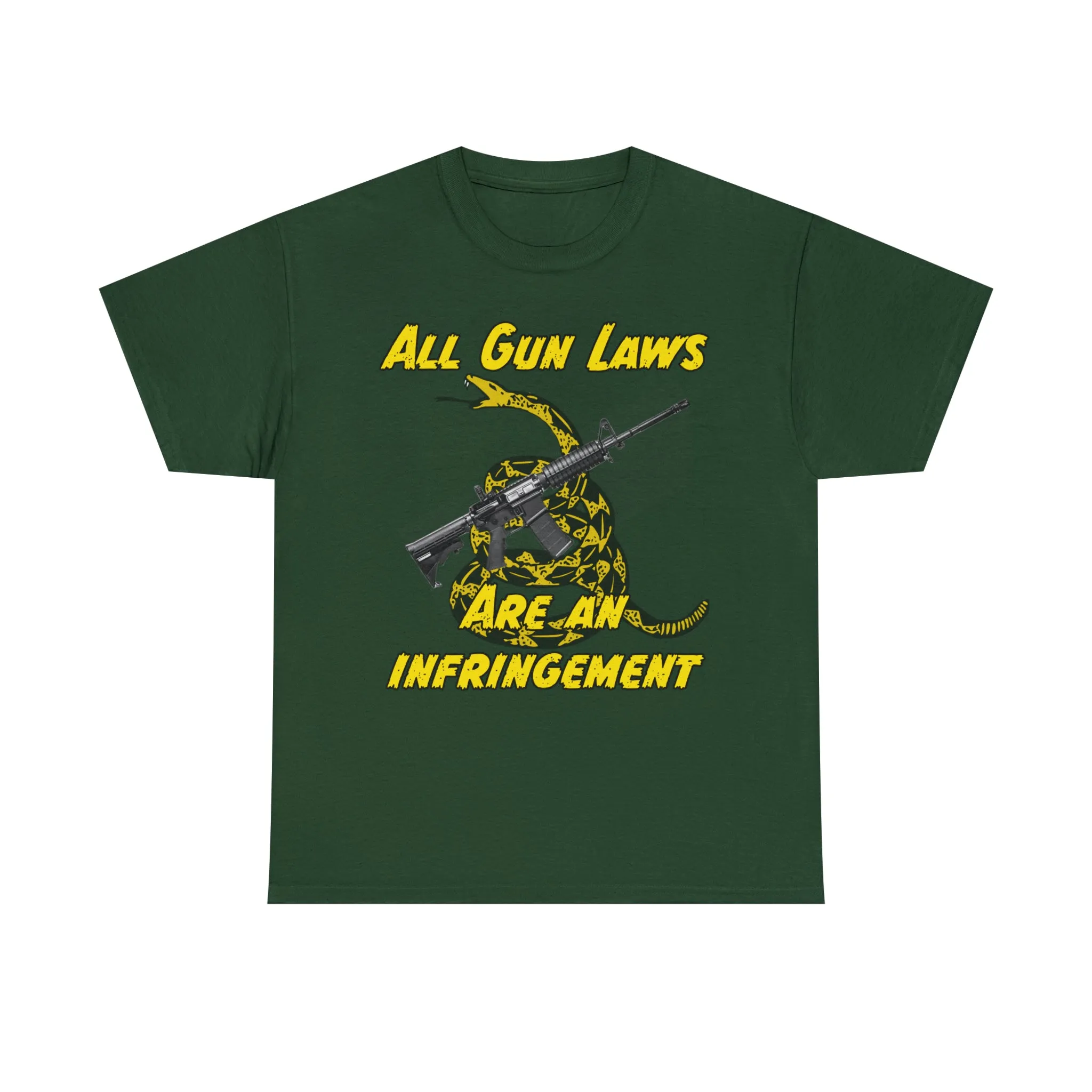 All Gun Laws Are Infringements AR15 Gadsden Tee