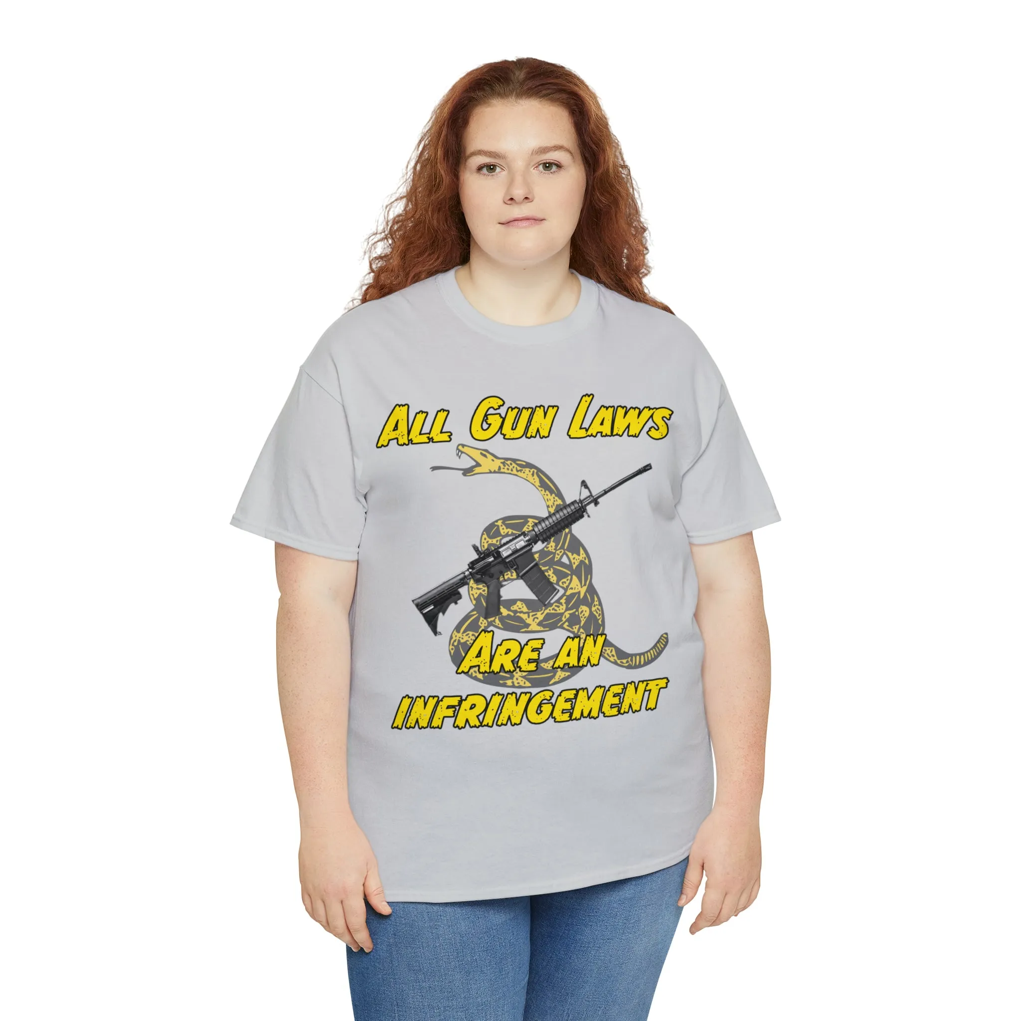 All Gun Laws Are Infringements AR15 Gadsden Tee