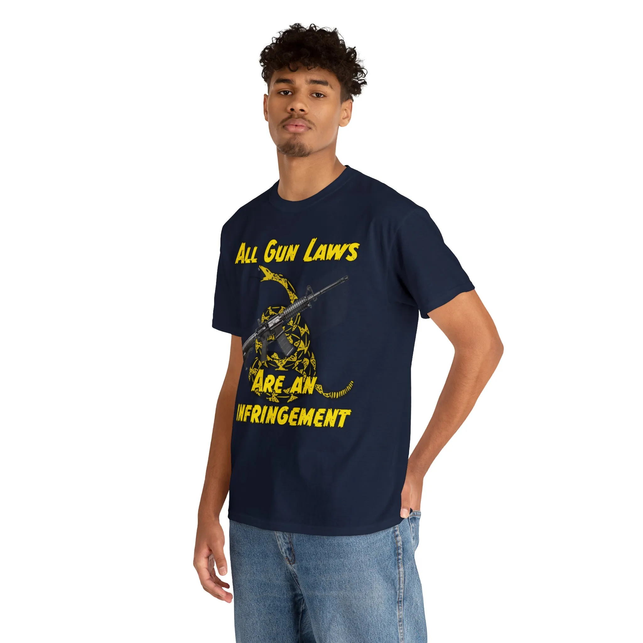 All Gun Laws Are Infringements AR15 Gadsden Tee