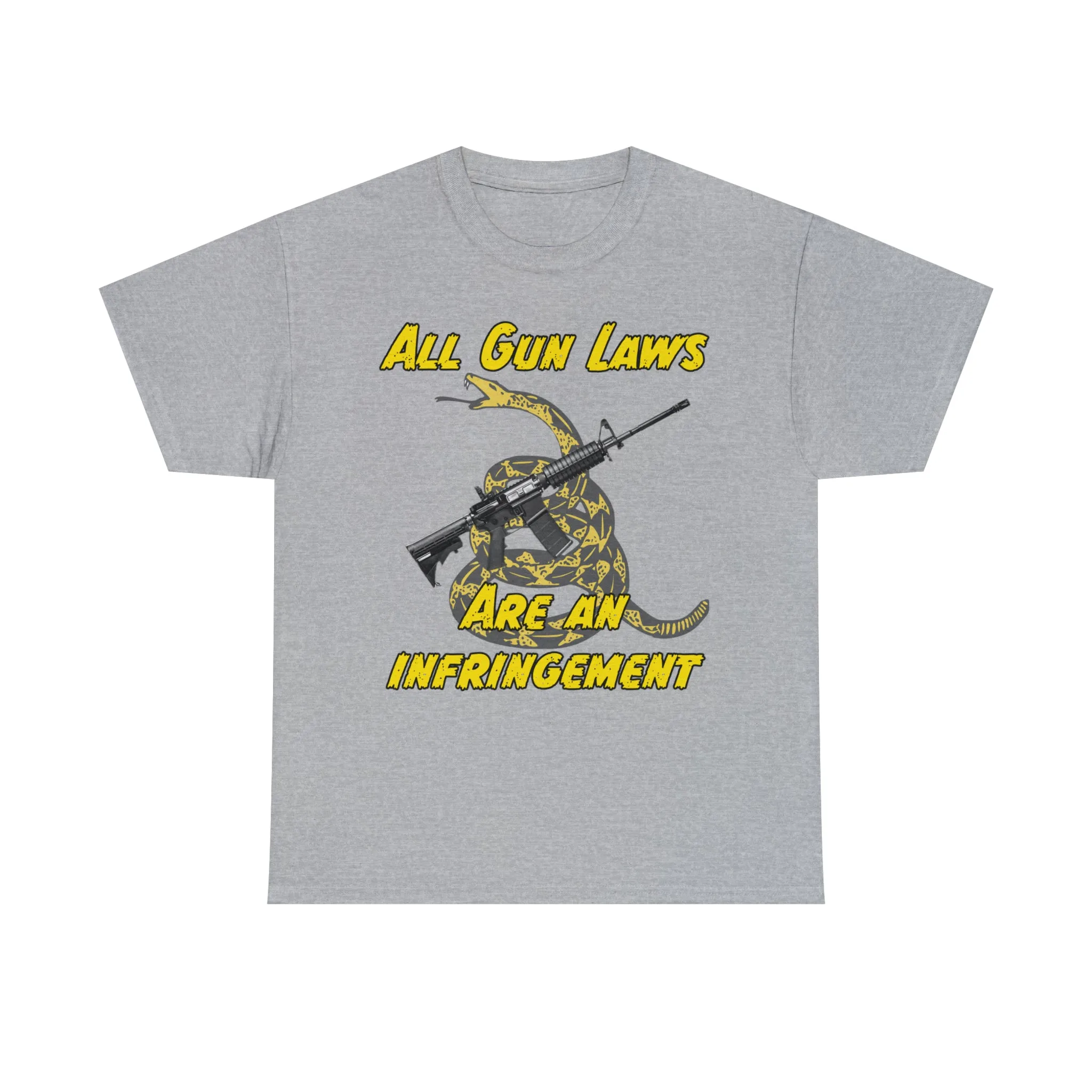 All Gun Laws Are Infringements AR15 Gadsden Tee