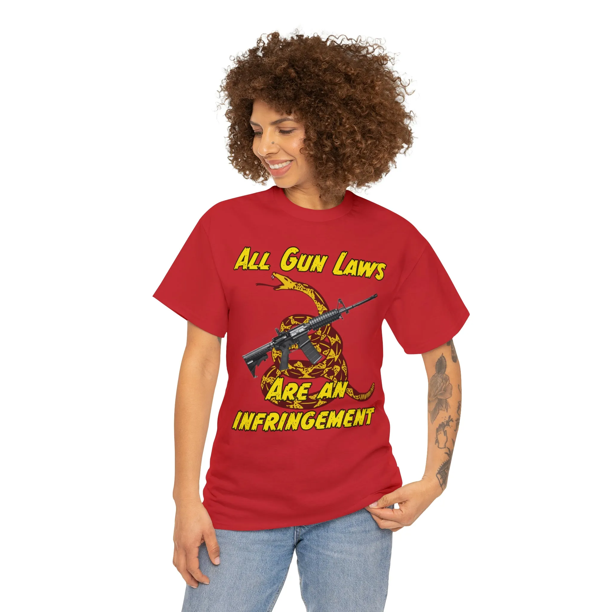 All Gun Laws Are Infringements AR15 Gadsden Tee