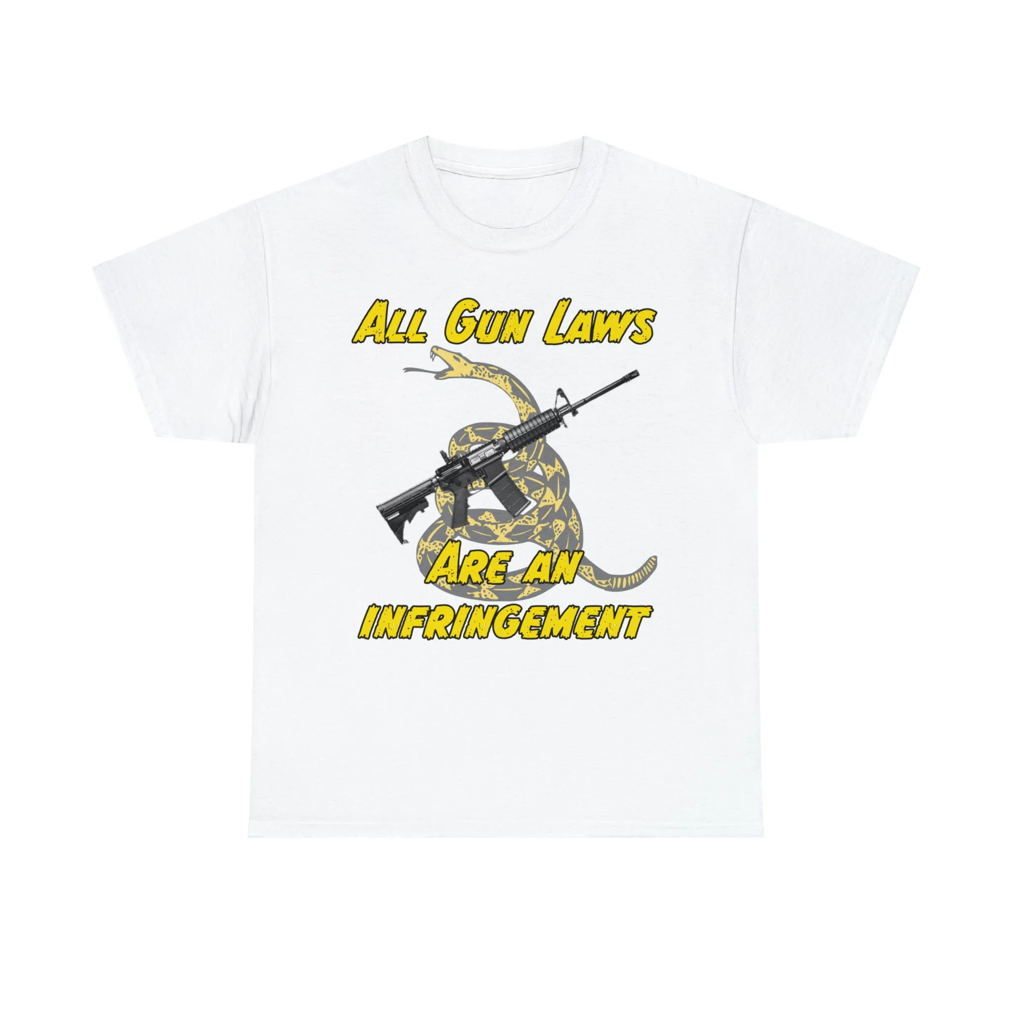 All Gun Laws Are Infringements AR15 Gadsden Tee