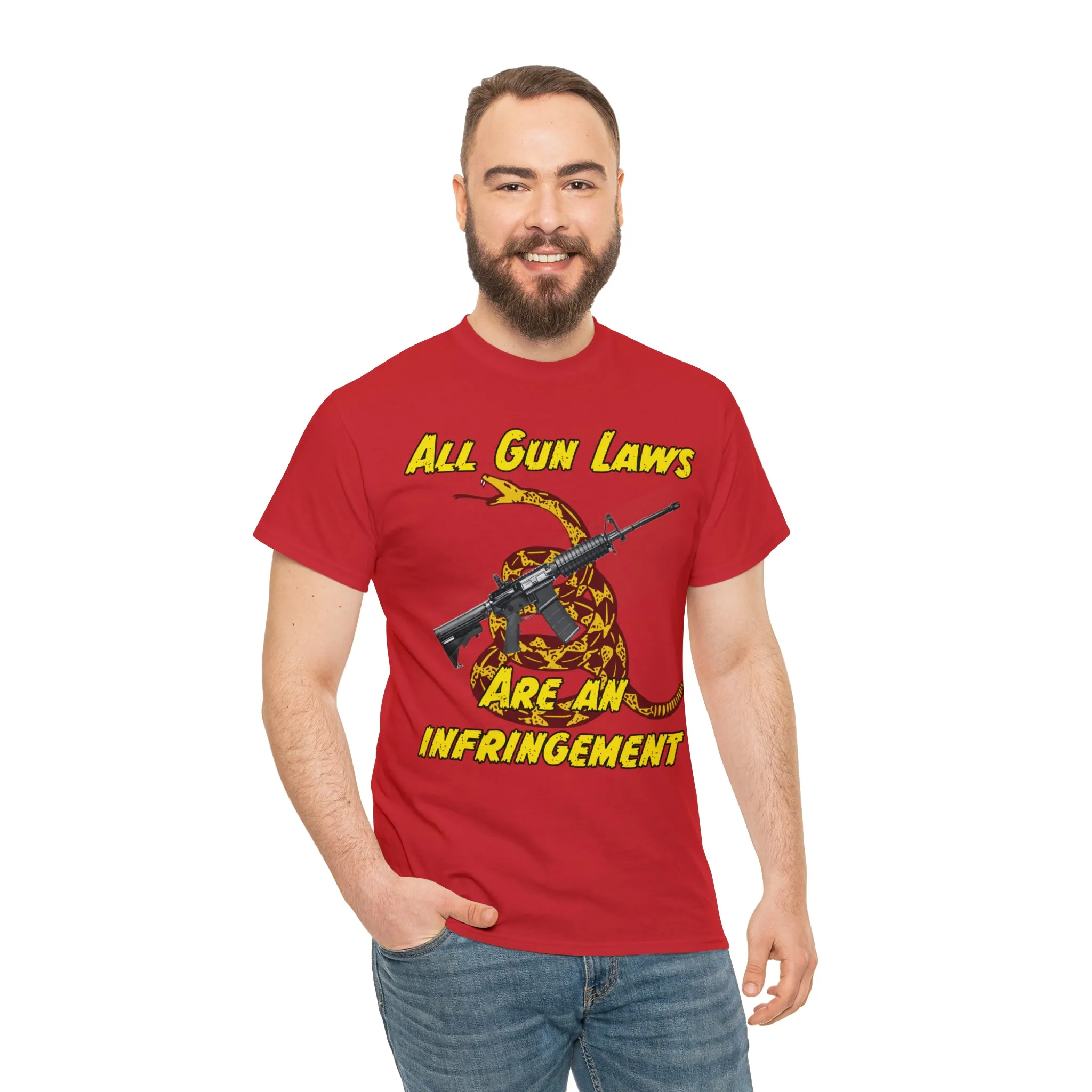 All Gun Laws Are Infringements AR15 Gadsden Tee