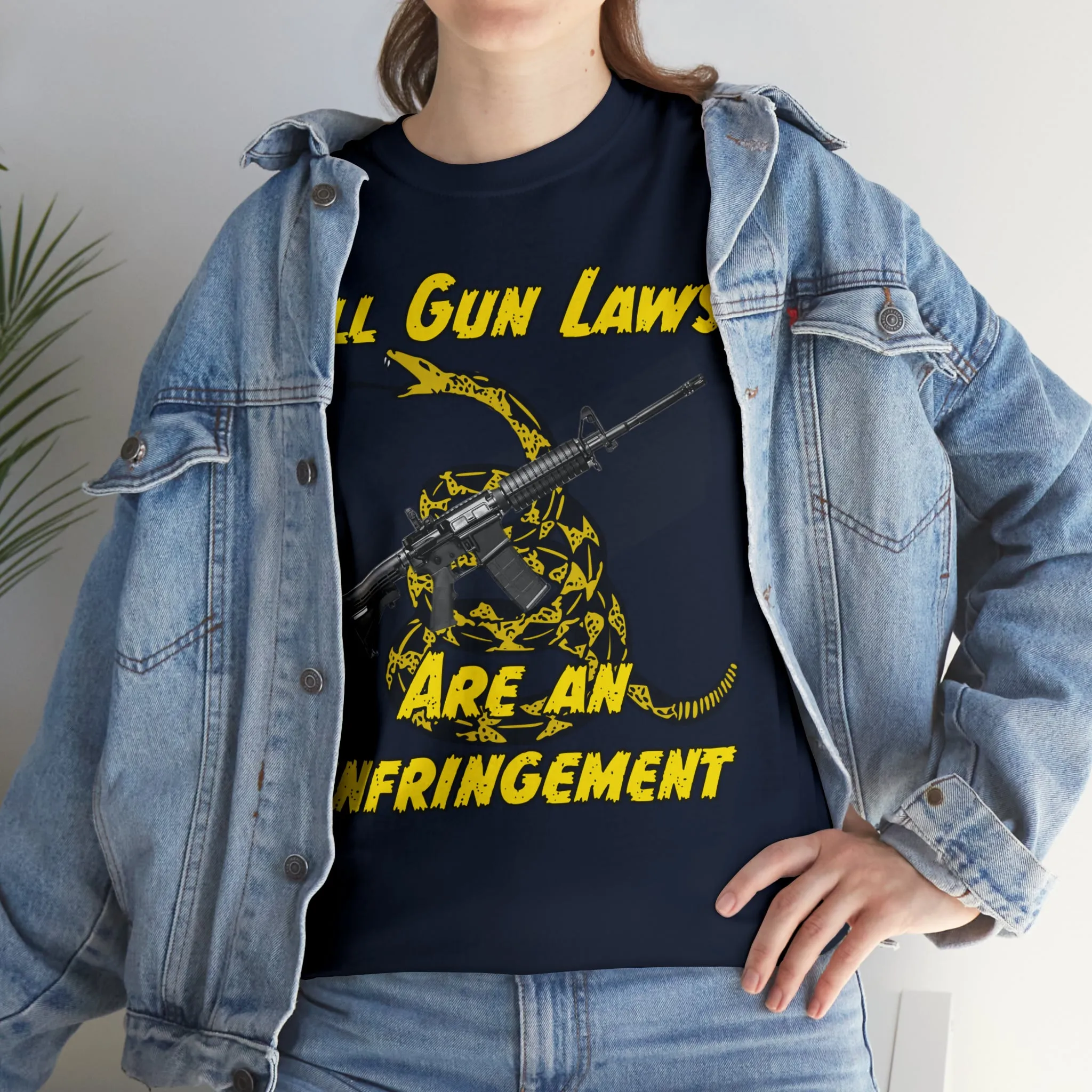 All Gun Laws Are Infringements AR15 Gadsden Tee