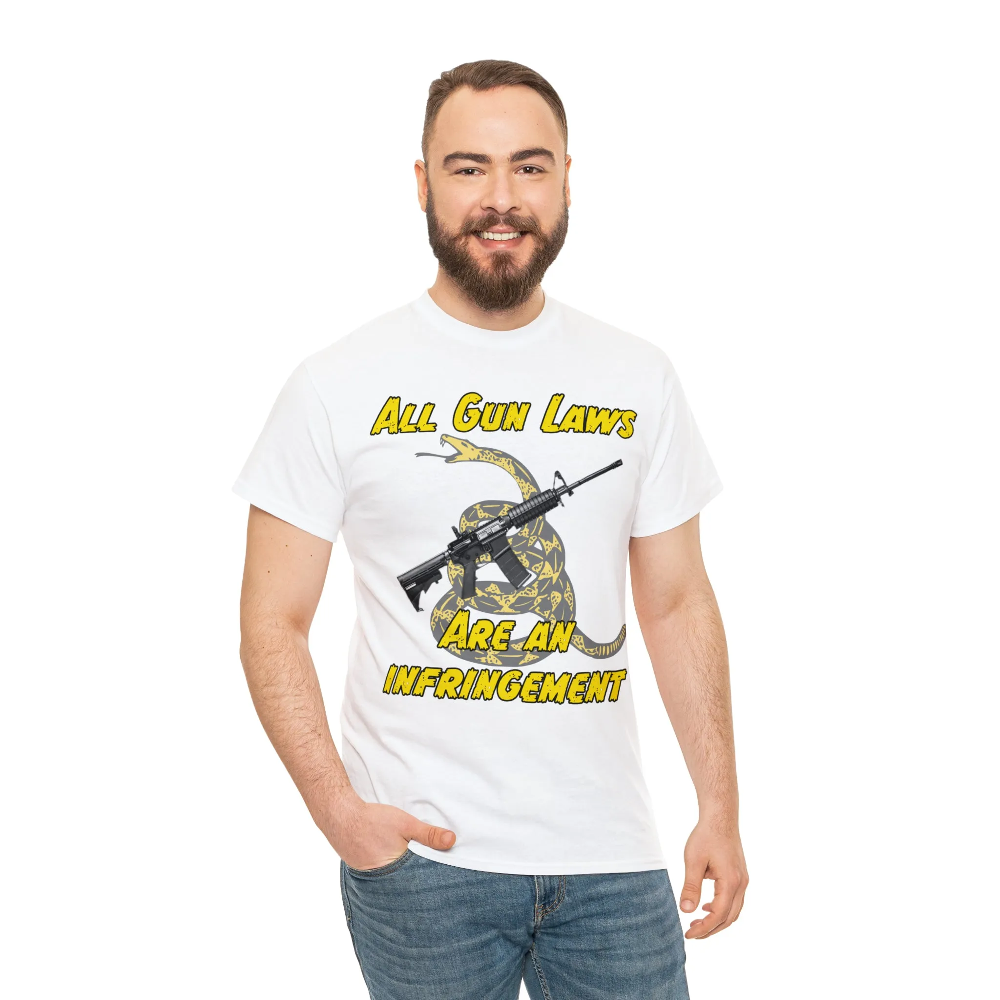 All Gun Laws Are Infringements AR15 Gadsden Tee