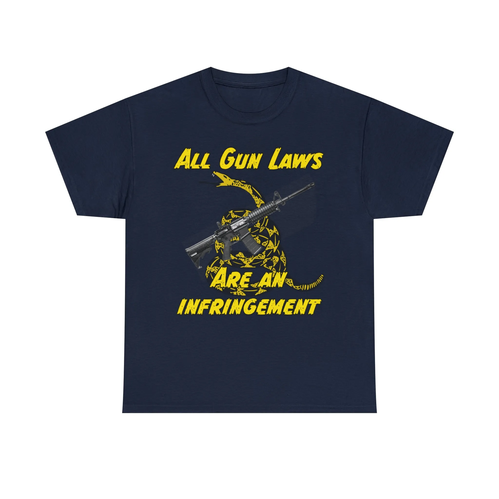 All Gun Laws Are Infringements AR15 Gadsden Tee