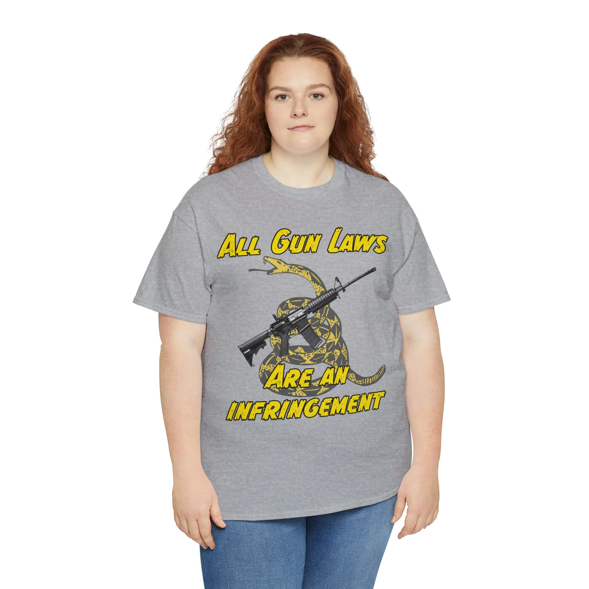 All Gun Laws Are Infringements AR15 Gadsden Tee