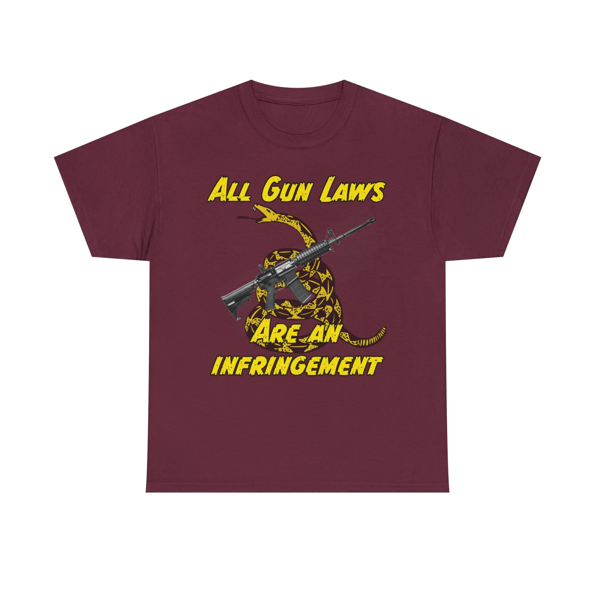 All Gun Laws Are Infringements AR15 Gadsden Tee