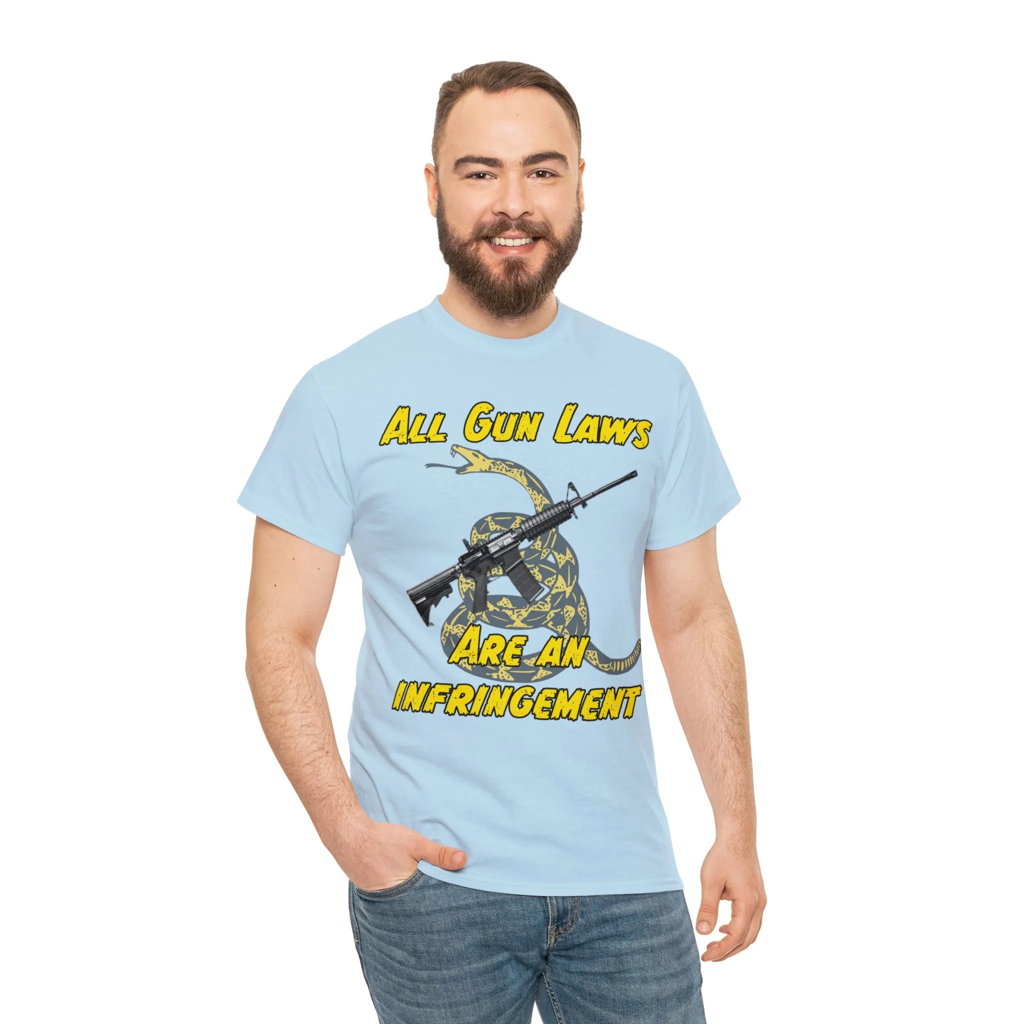 All Gun Laws Are Infringements AR15 Gadsden Tee