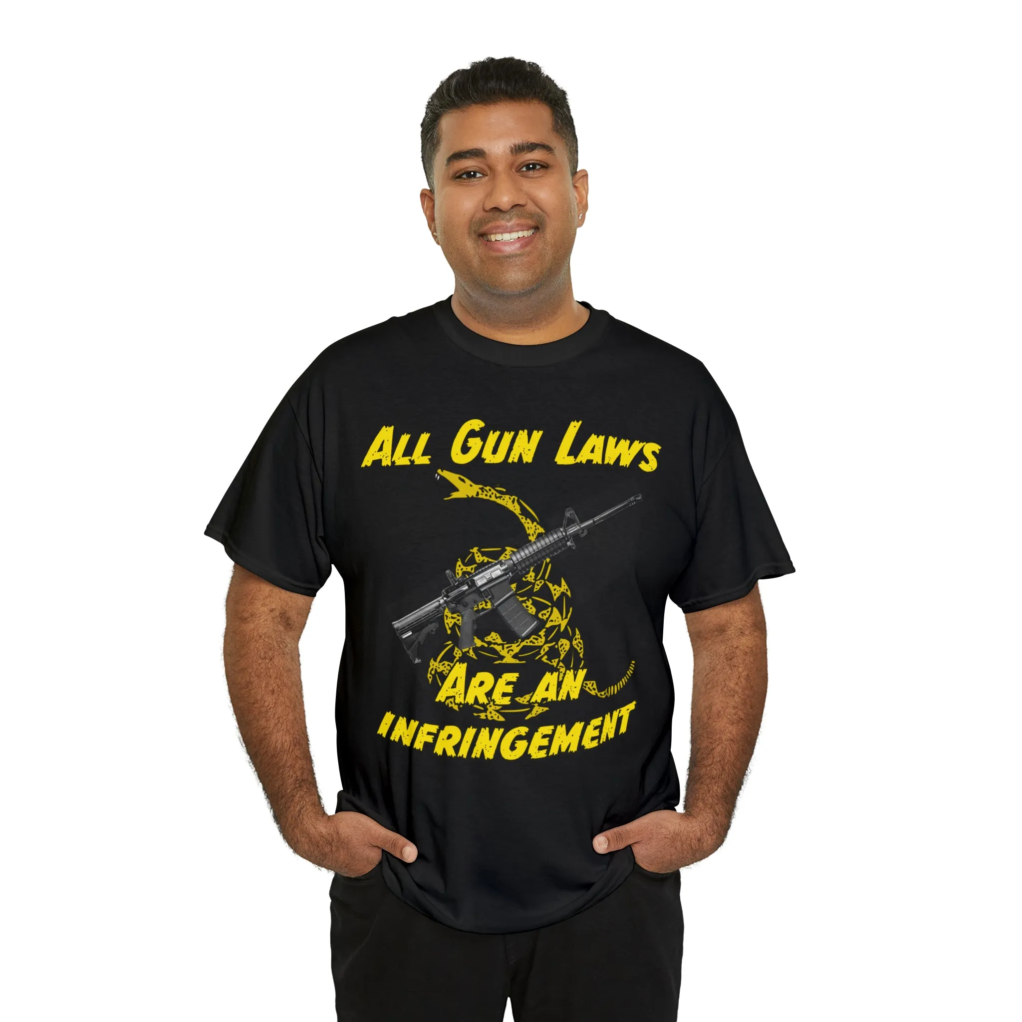 All Gun Laws Are Infringements AR15 Gadsden Tee