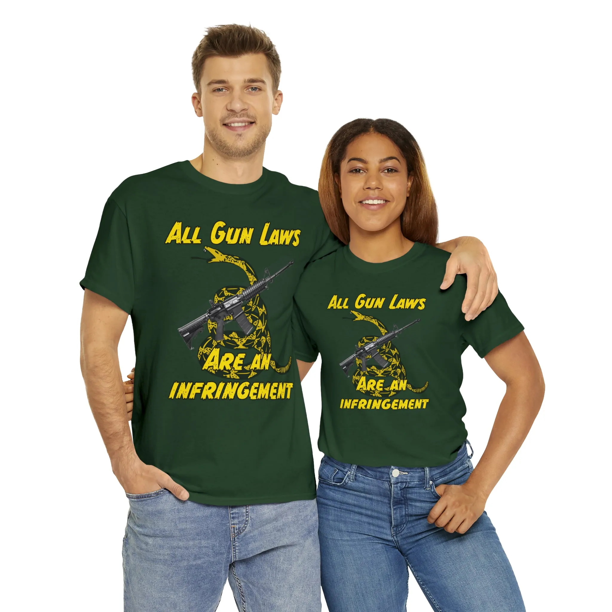 All Gun Laws Are Infringements AR15 Gadsden Tee