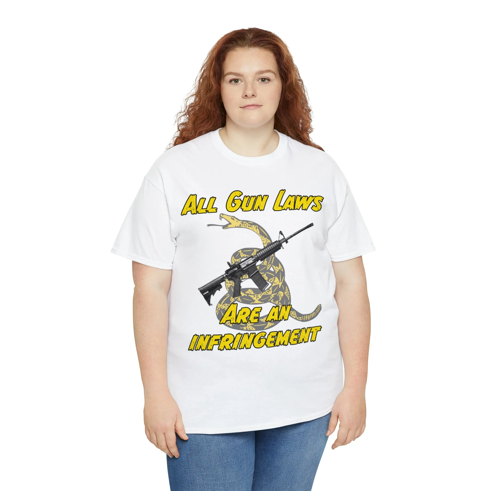 All Gun Laws Are Infringements AR15 Gadsden Tee