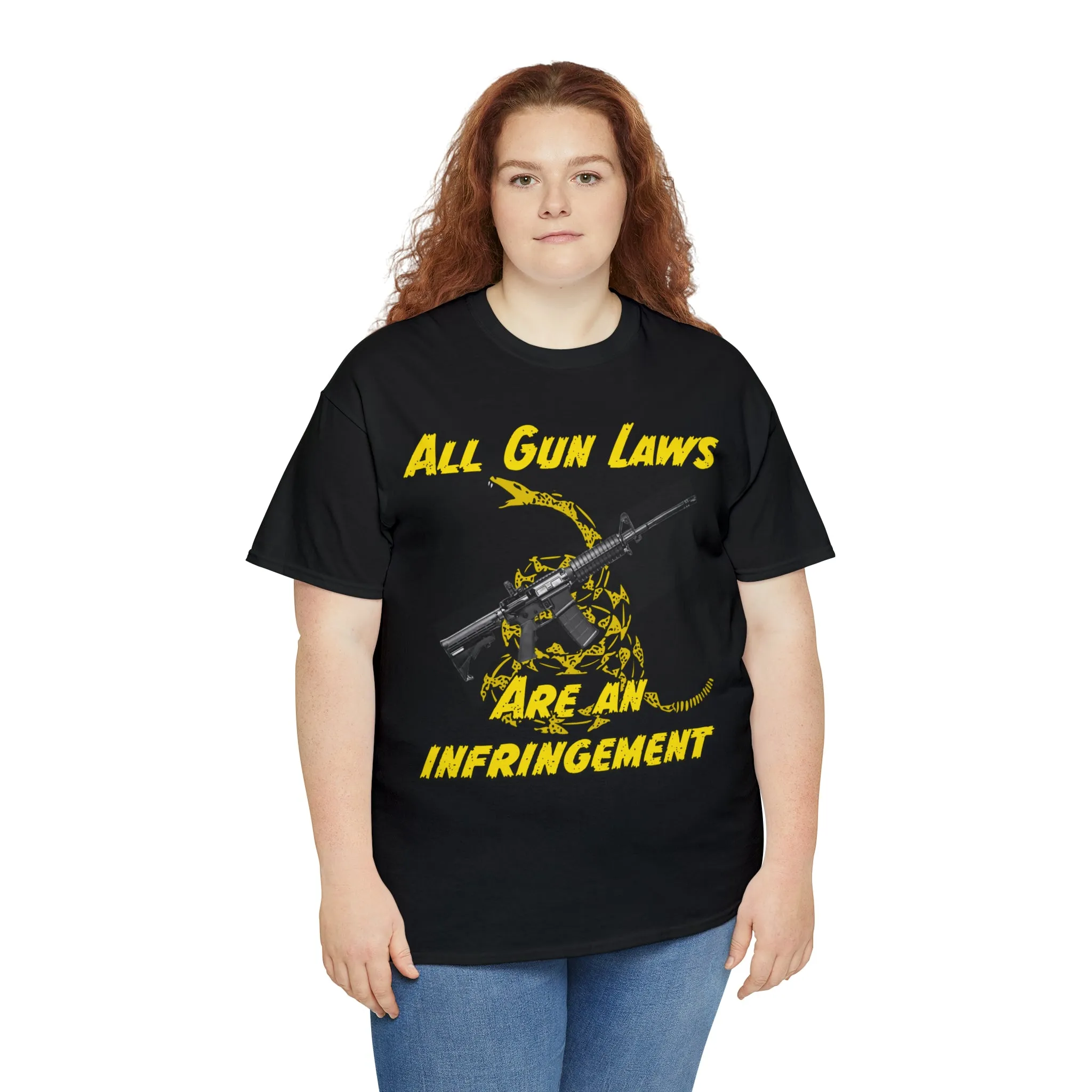 All Gun Laws Are Infringements AR15 Gadsden Tee