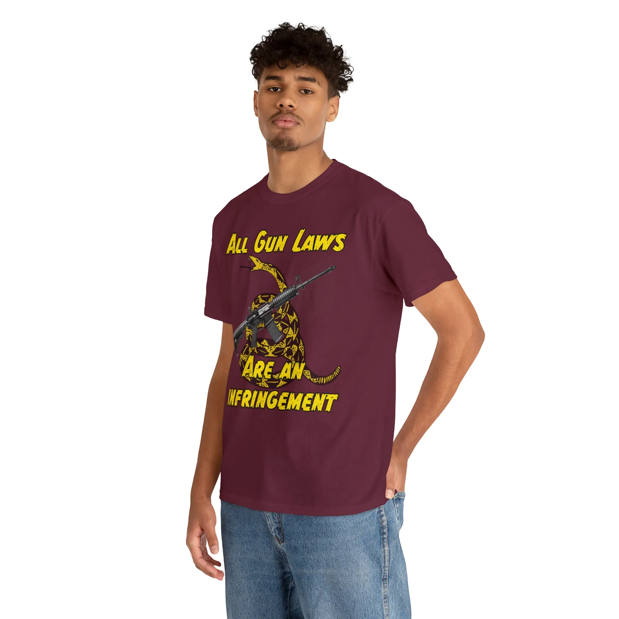 All Gun Laws Are Infringements AR15 Gadsden Tee