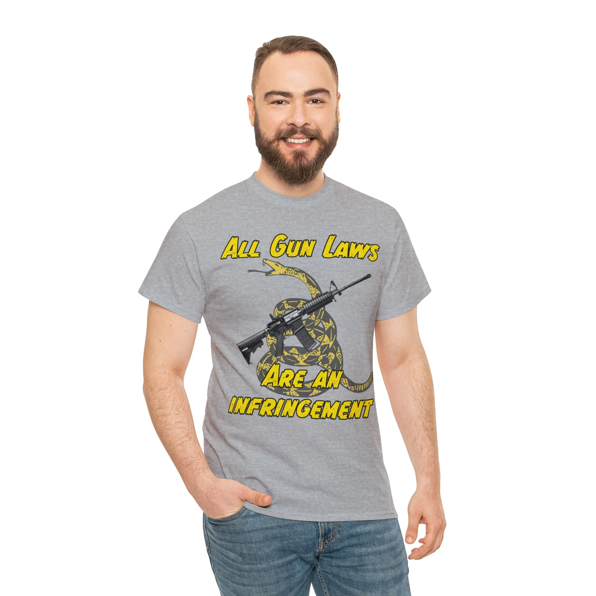 All Gun Laws Are Infringements AR15 Gadsden Tee