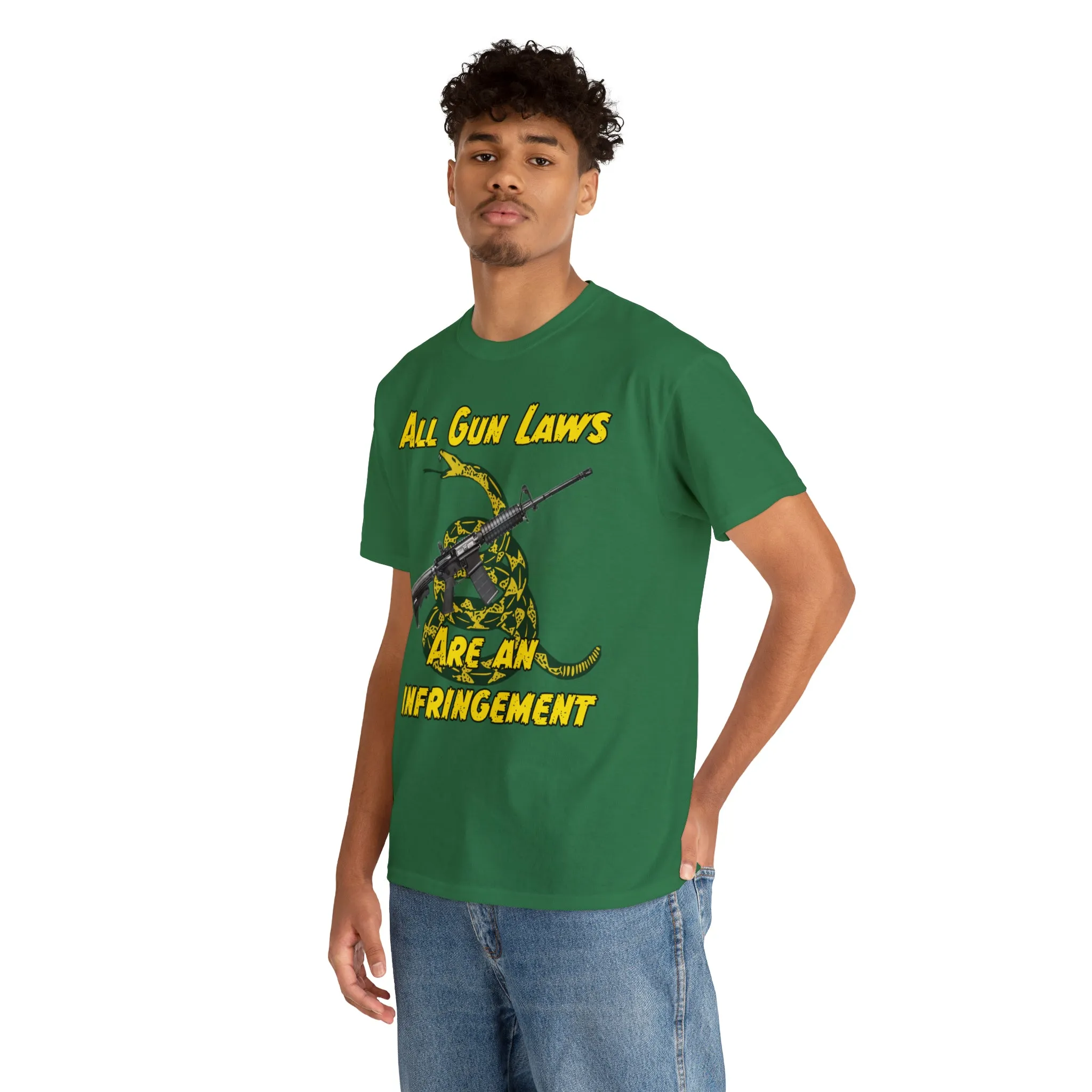 All Gun Laws Are Infringements AR15 Gadsden Tee