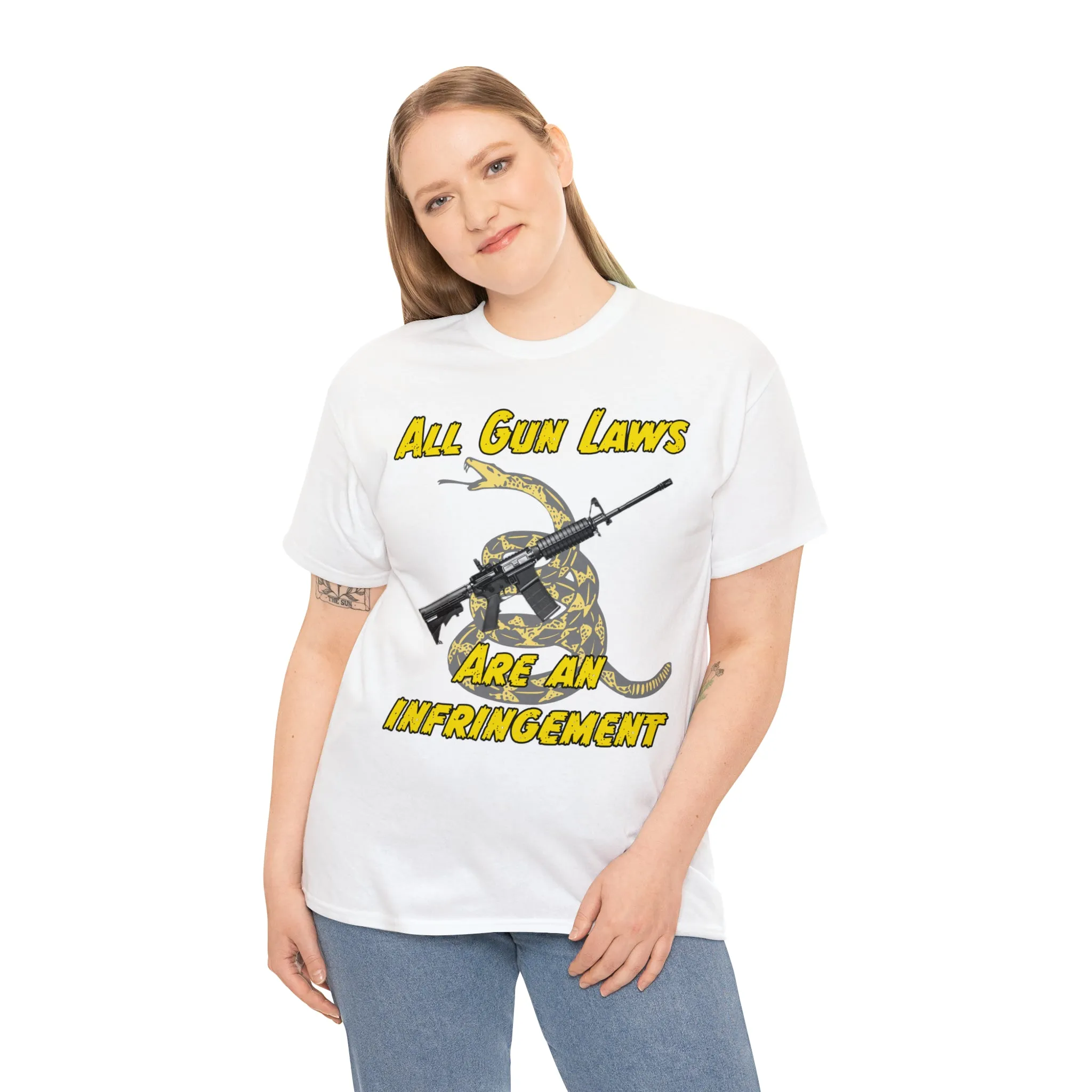 All Gun Laws Are Infringements AR15 Gadsden Tee