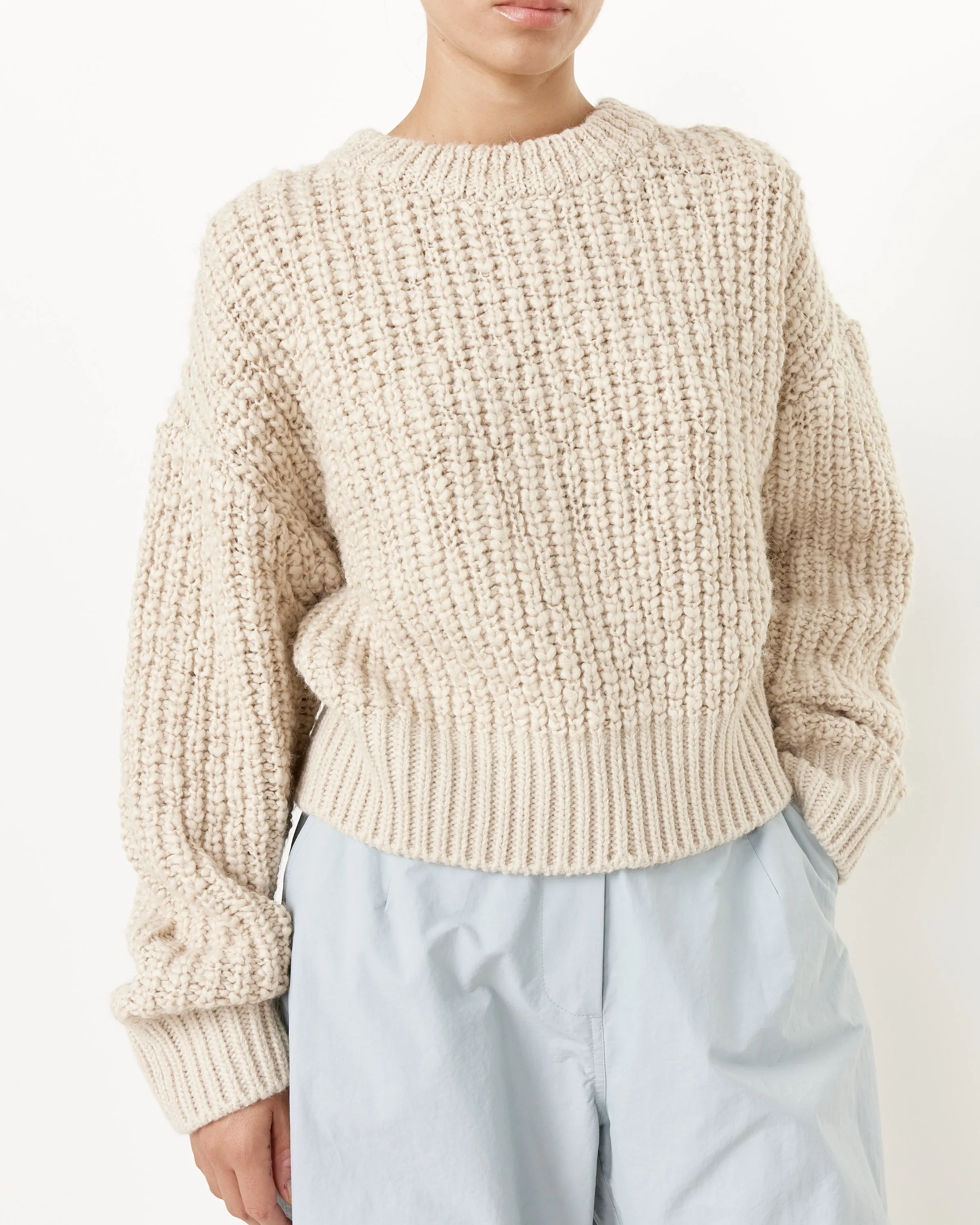 Alpaca Crop Pullover