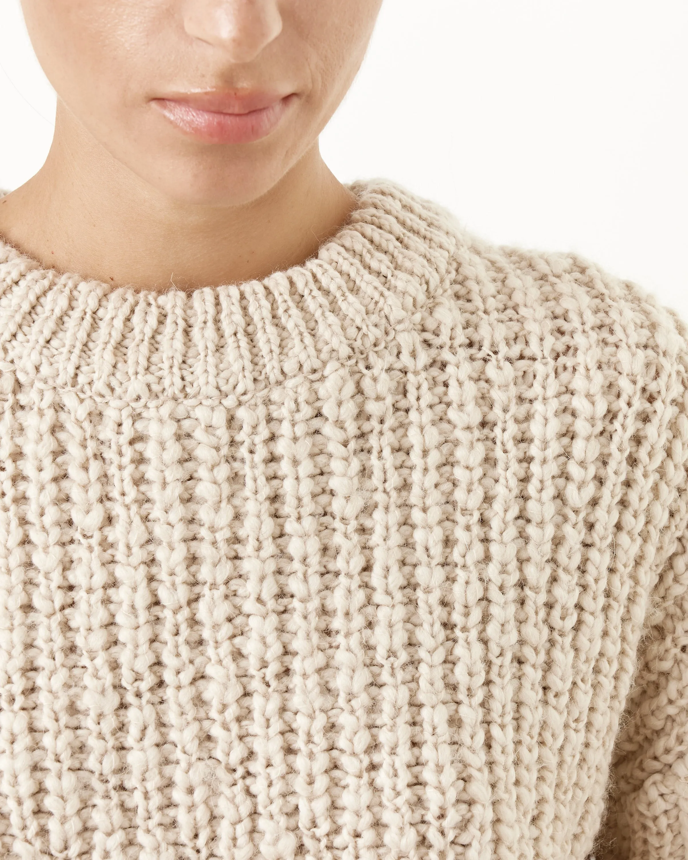 Alpaca Crop Pullover