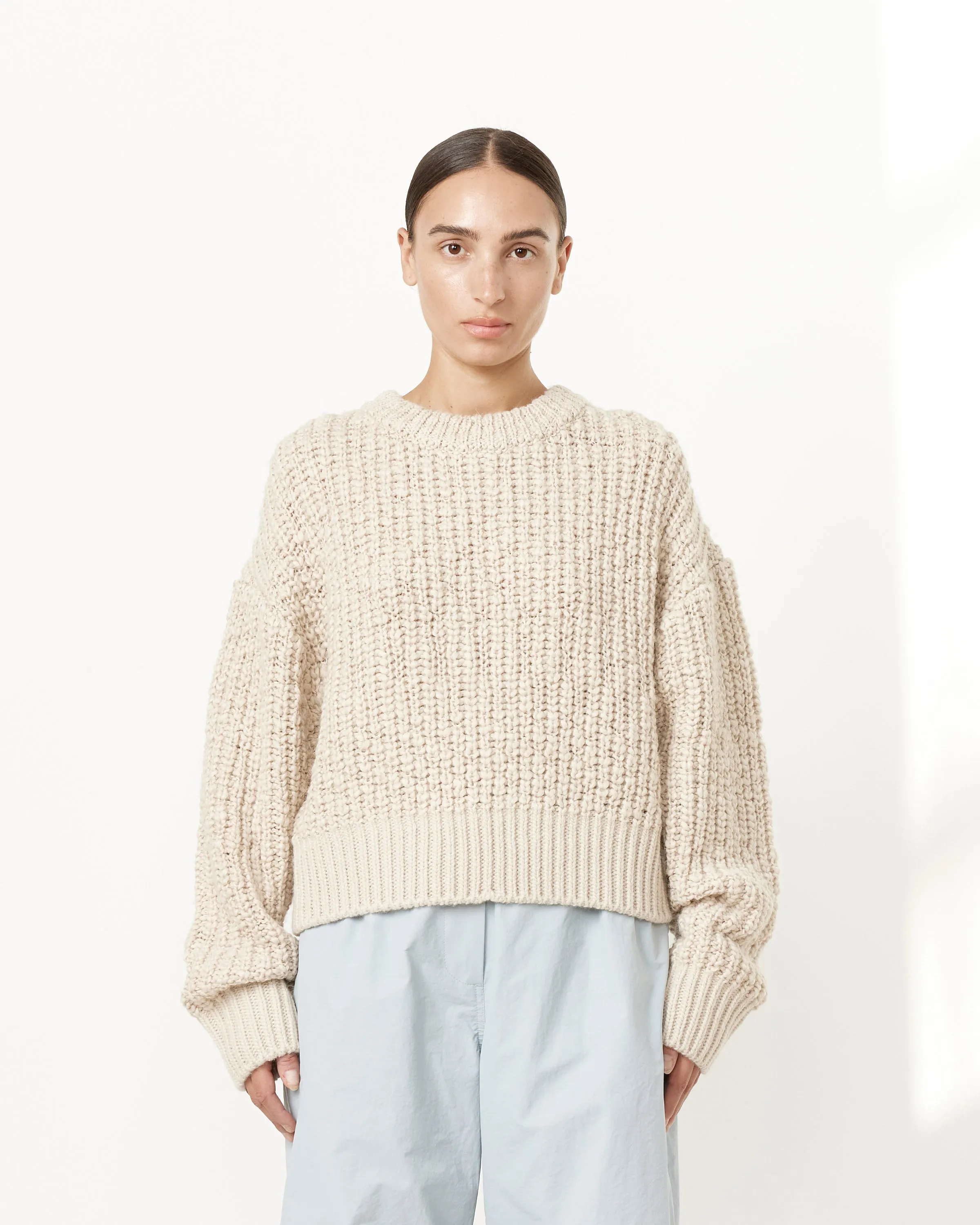 Alpaca Crop Pullover