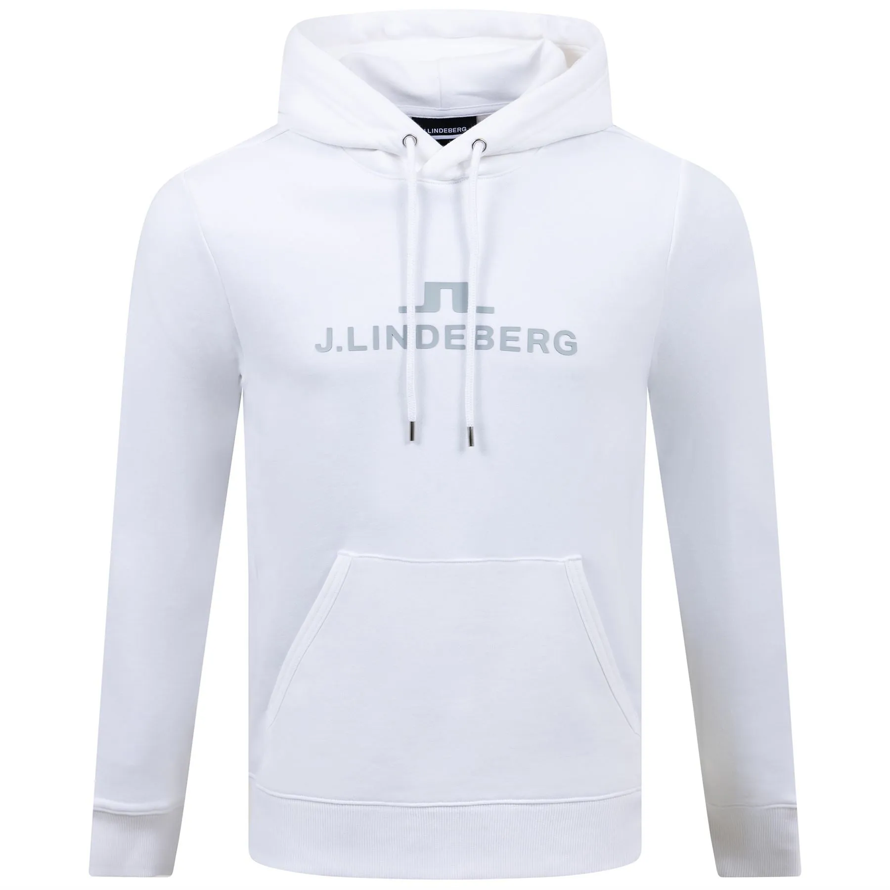 Alpha Cotton Fleece Hoodie White - SS23