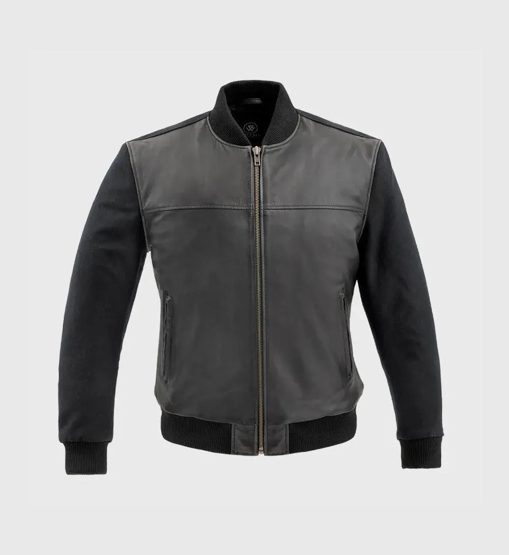 Andre Mens Varsity Leather Jacket by Whet Blu