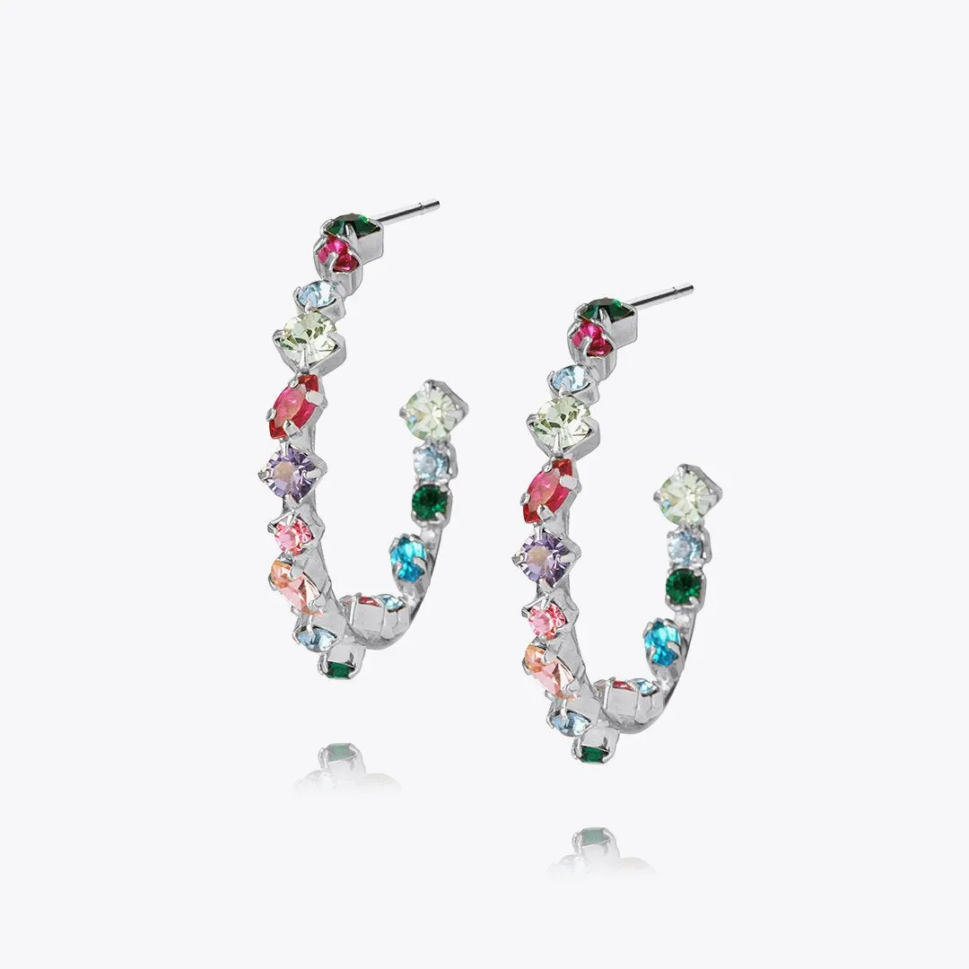 Antonia Loop Earrings / Pomelo Combo