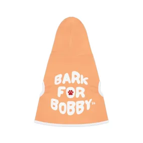 Bark for Bobby Pet Hoodie in Orange