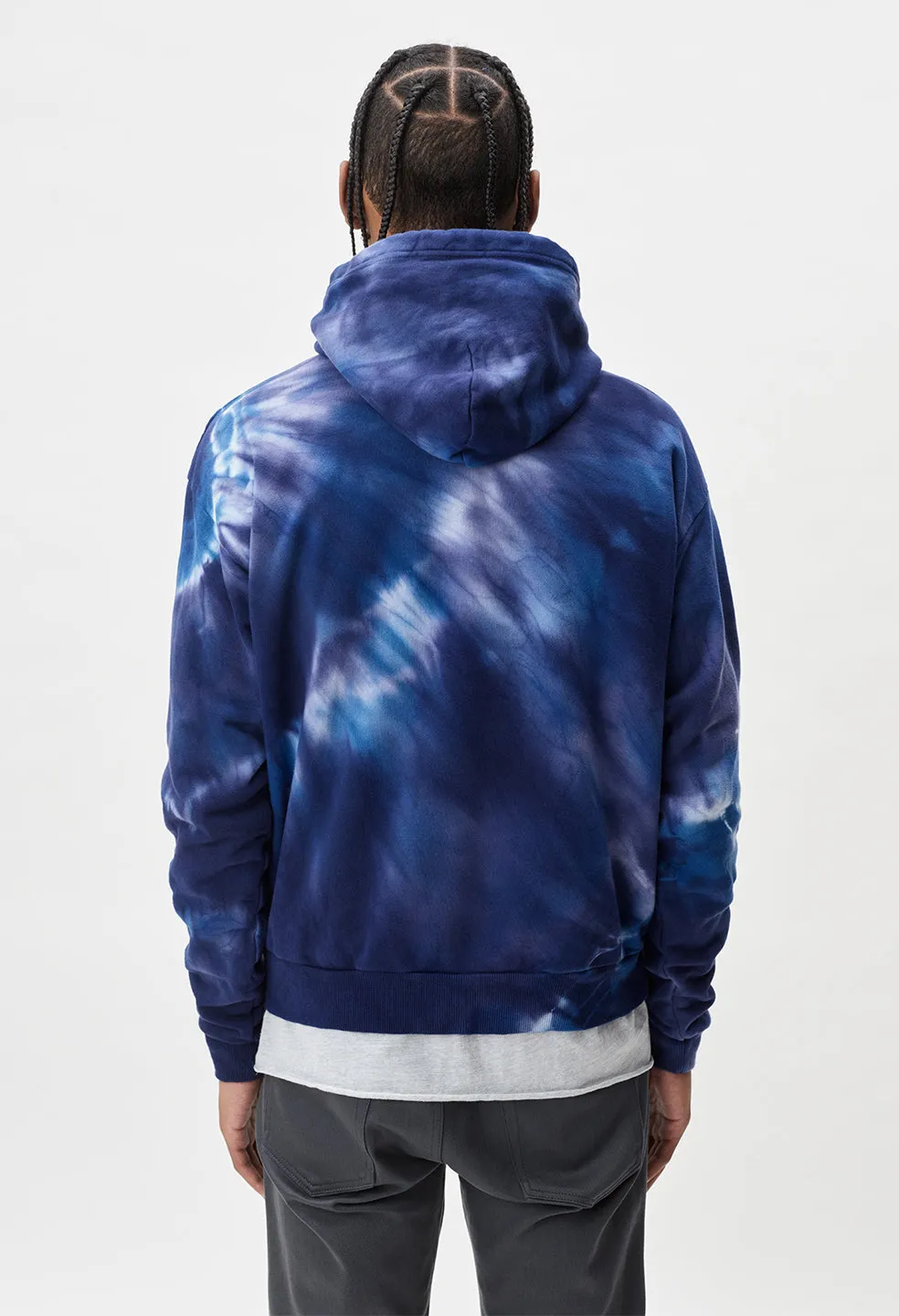 Beach Hoodie / Reflection Dye Pacific