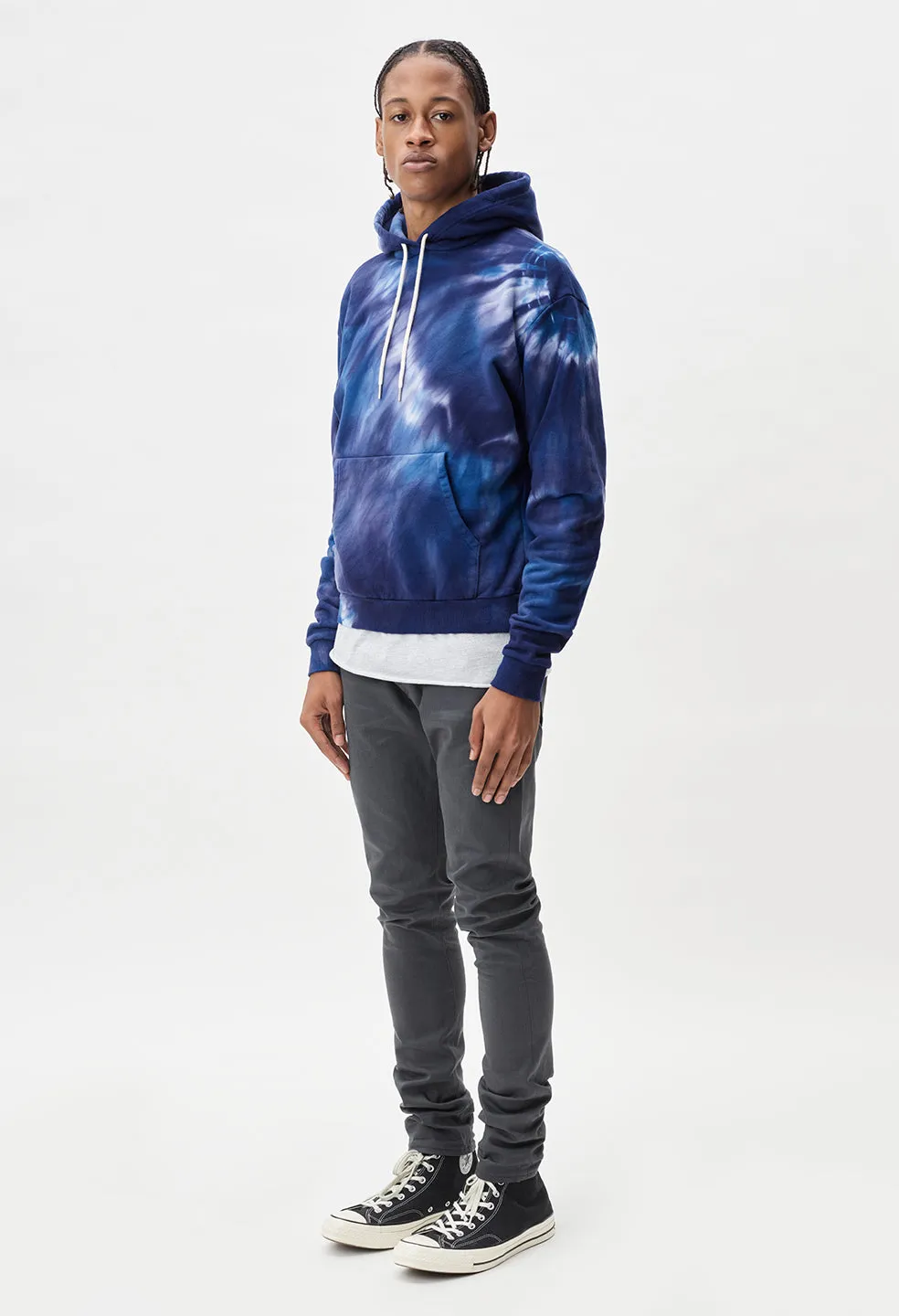 Beach Hoodie / Reflection Dye Pacific