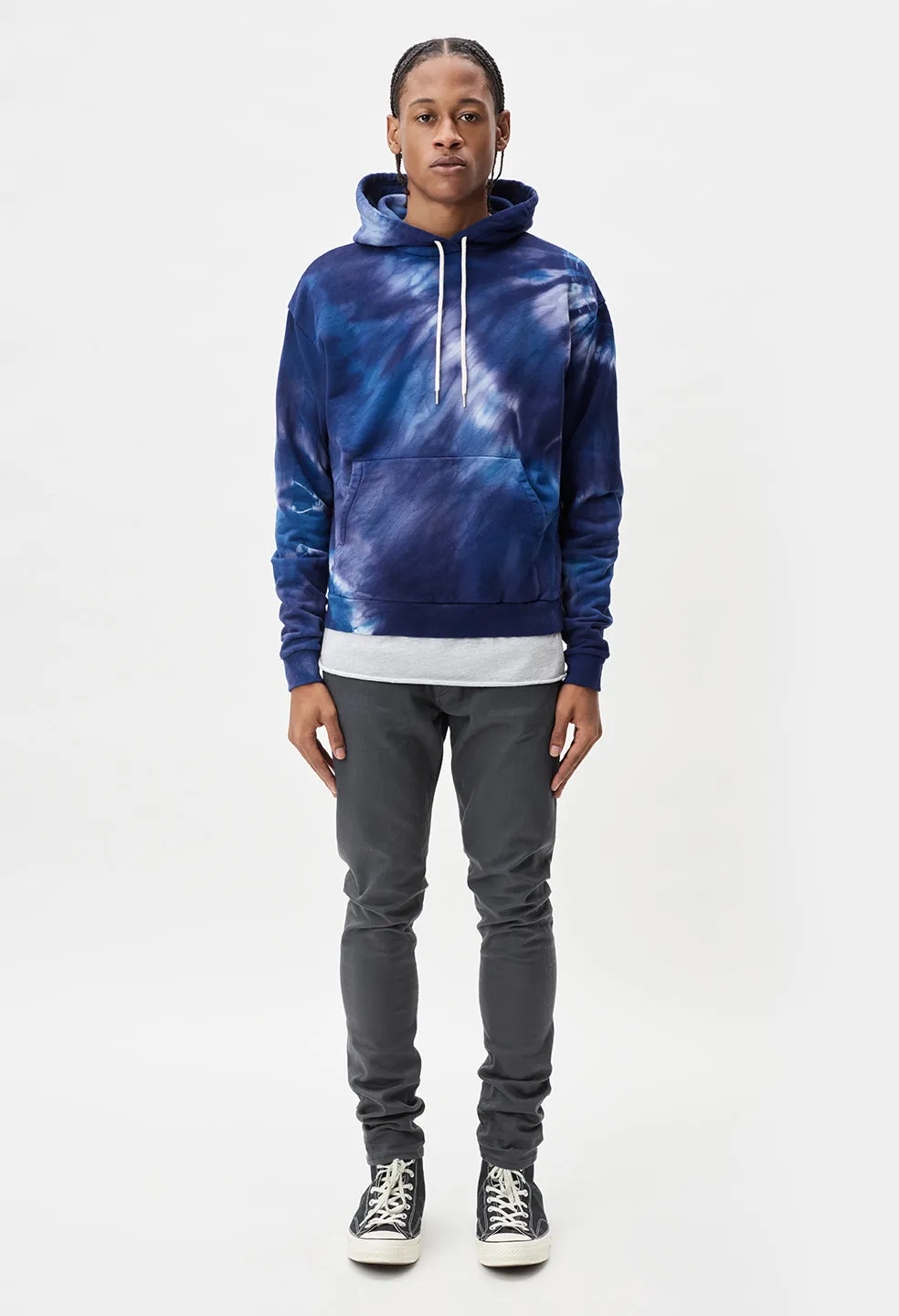 Beach Hoodie / Reflection Dye Pacific