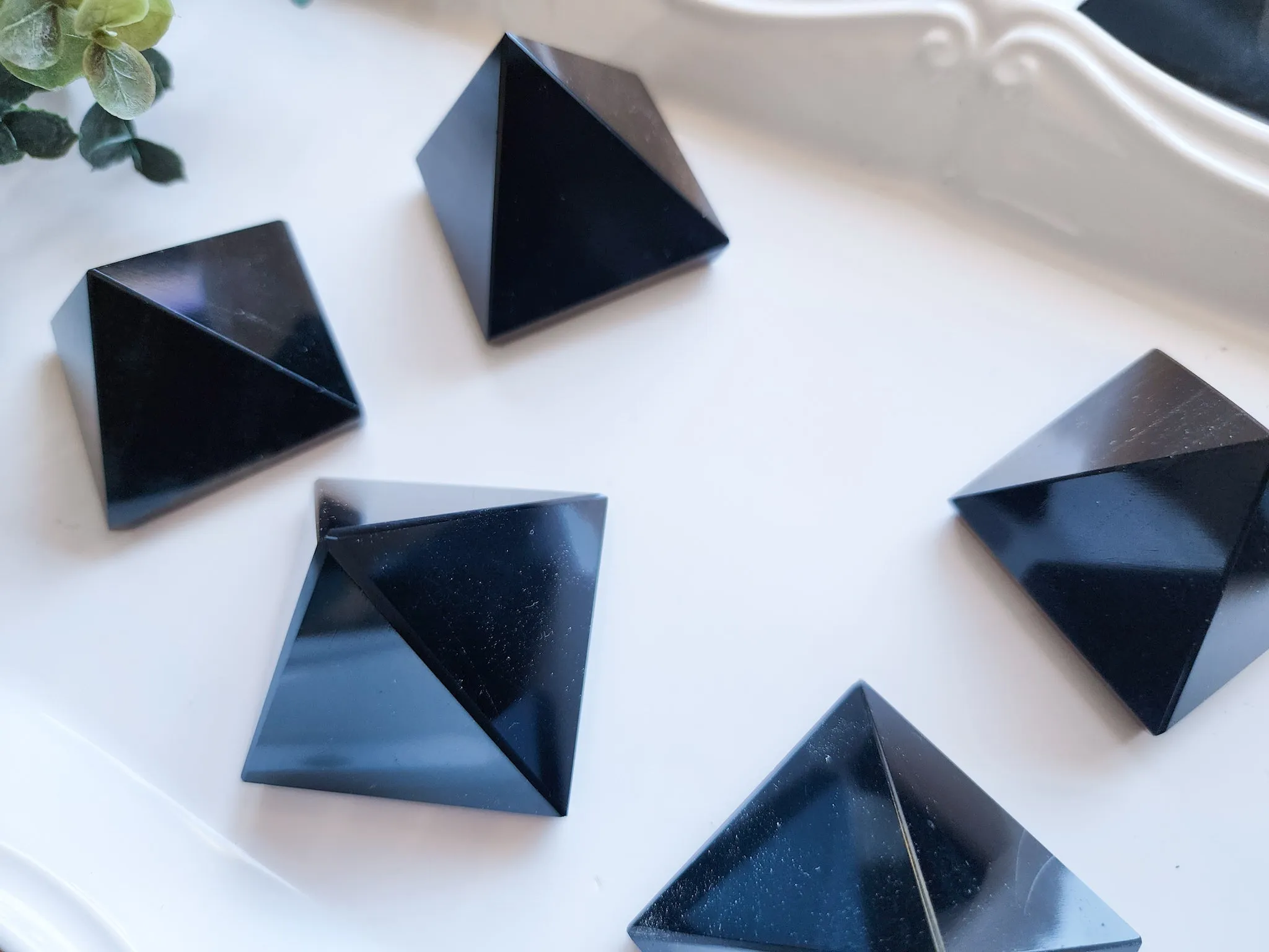 Black Obsidian Pyramid