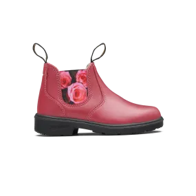 Blundstone Mauve With Pink Rose Elastic Kids' Boot