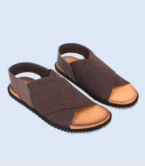 BM4836-BROWN-Men Sandals