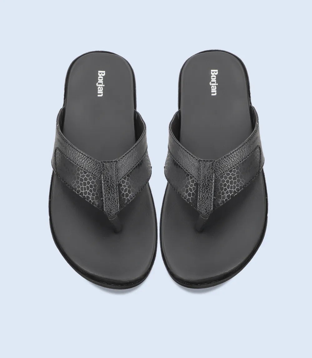 BM5531-BLACK-Men Chappal