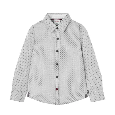 Boboli Long sleeve oxford shirt for boys 737209 9174 grey