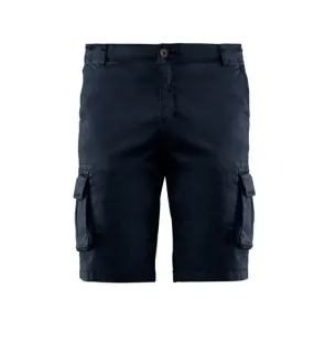 Bomboogie men's gabardine Bermuda shorts with big pockets BMMOPTTX3 20 navy