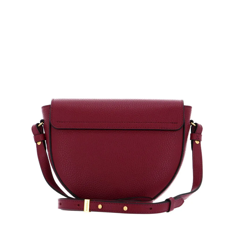 Borsa Donna a Tracolla COCCINELLE in Pelle linea Beat Soft Mini colore Garnet Red