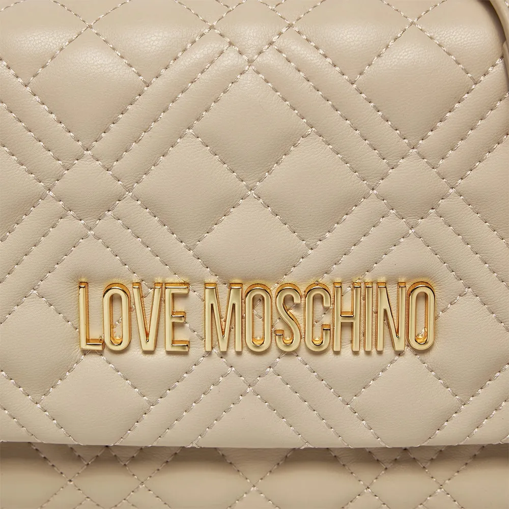 Borsa Donna a Tracolla LOVE MOSCHINO linea Quilted Avorio